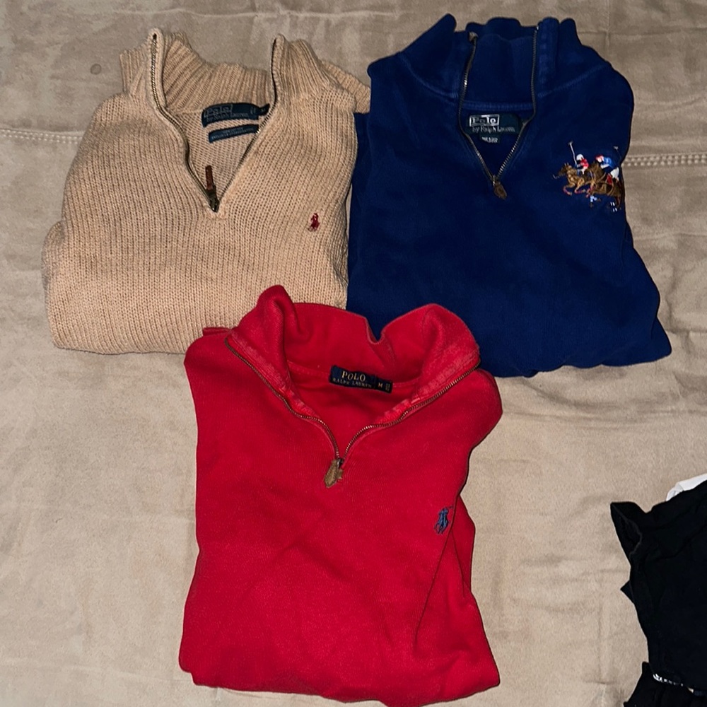POLO RALPH LAUREN 1/4 ZIP BUNDLE